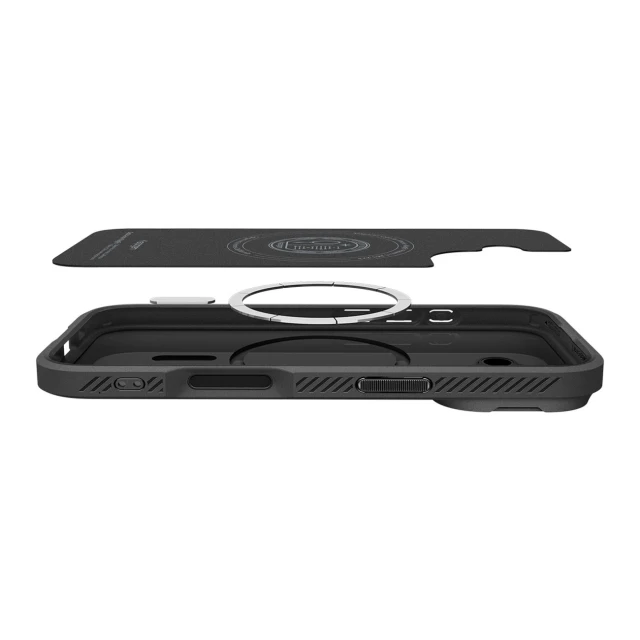 Чехол Spigen Optik Armor для iPhone 17 Black with MagSafe (8800283311167)