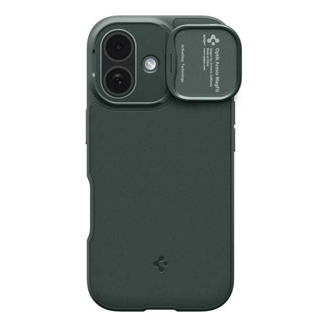 Чохол Spigen Optik Armor для iPhone 17 Green with MagSafe (8800283311174)