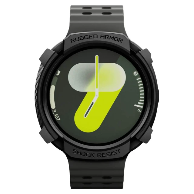 Чохол Spigen Rugged Armor для Samsung Galaxy Watch 8 40 mm Matte Black (ACS10004)