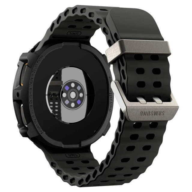 Чохол Spigen Rugged Armor для Samsung Galaxy Watch 8 40 mm Matte Black (ACS10004)