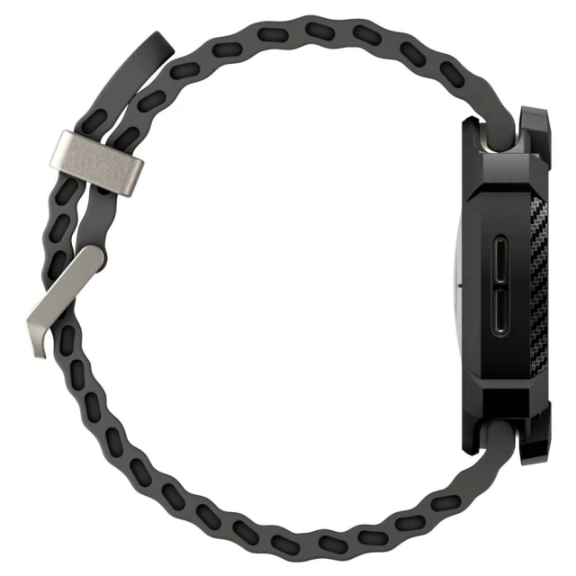 Чохол Spigen Rugged Armor для Samsung Galaxy Watch 8 40 mm Matte Black (ACS10004)