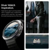 Чохол Spigen Bezel Tune Pro Diver для Samsung Galaxy Watch 8 44 mm Black (ACS10010)