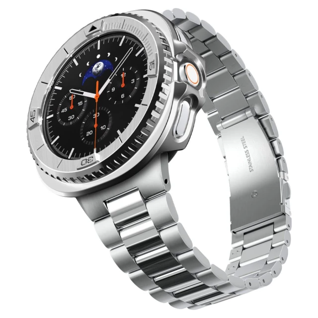 Чохол Spigen Bezel Tune Pro Pilot для Samsung Galaxy Watch 8 Classic 46 mm Silver (ACS10017)