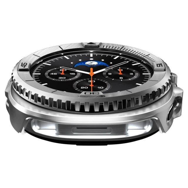 Чохол Spigen Bezel Tune Pro Pilot для Samsung Galaxy Watch 8 Classic 46 mm Silver (ACS10017)