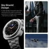 Чохол Spigen Bezel Tune Pro Pilot для Samsung Galaxy Watch 8 Classic 46 mm Silver (ACS10017)