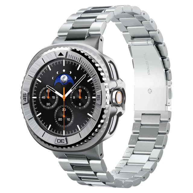 Чохол Spigen Bezel Tune Pro Pilot для Samsung Galaxy Watch 8 Classic 46 mm Silver (ACS10017)