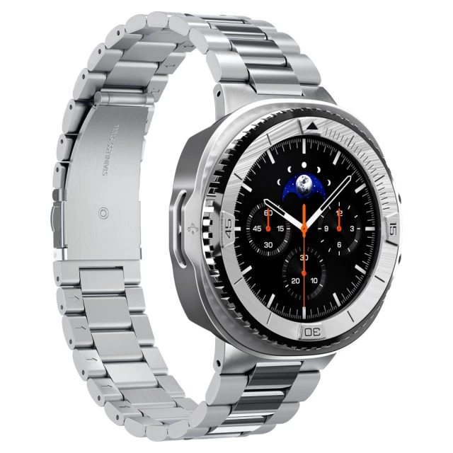 Чохол Spigen Bezel Tune Pro Pilot для Samsung Galaxy Watch 8 Classic 46 mm Silver (ACS10017)