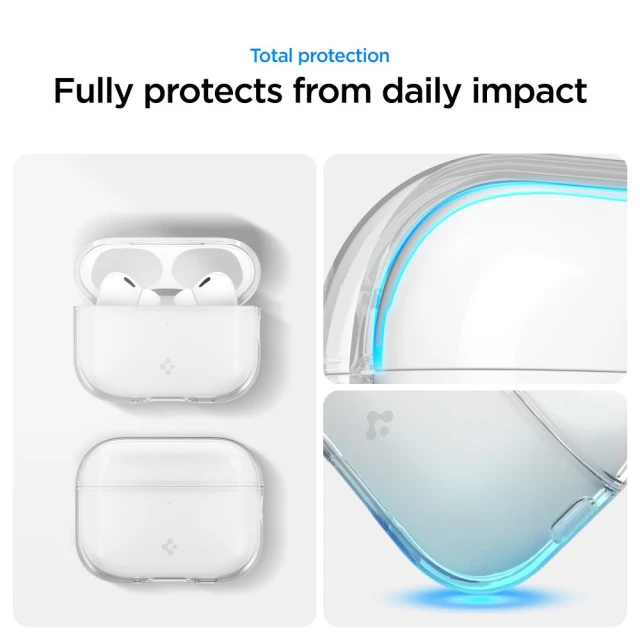 Чохол для навушників Spigen Liquid Crystal для AirPods Pro 3 Crystal Clear (ACS10019)