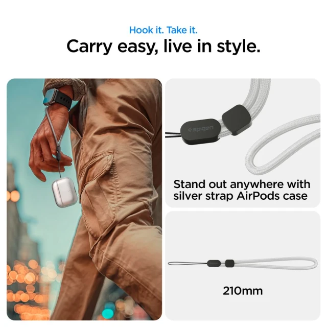 Чохол для навушників Spigen Liquid Crystal для AirPods Pro 3 Crystal Clear (ACS10019)