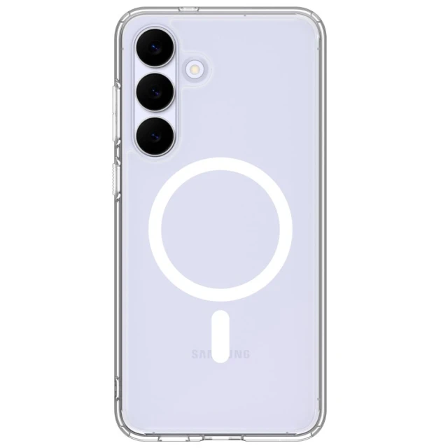 Чохол Spigen Ultra Hybrid для Samsung Galaxy S25 FE (S731) Clear White with MagSafe (ACS10027)