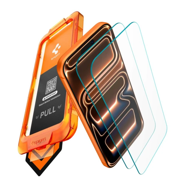 Захисне скло Spigen Glas.tR Slim Anti Reflection для iPhone 17 Pro 2 шт (8800283312379)