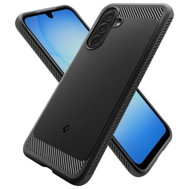 Чохол Spigen Rugged Armor для Samsung Galaxy A17 (A175-A176) Matte Black (ACS09844)