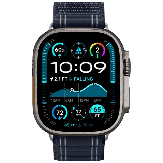 Ремінець Spigen WBF0 Band для Apple Watch 49 | 46 | 45 | 42 mm (1-3 series) Navy (AMP10143)