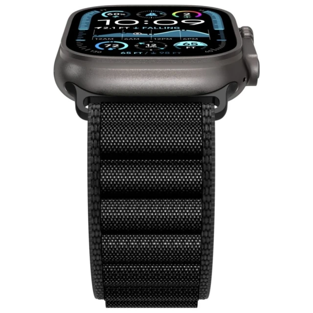 Ремінець Spigen WBF1 для Apple Watch 49 | 46 | 45 | 44 mm Black (AMP10144)