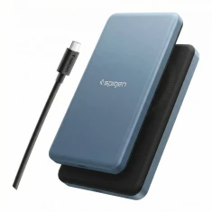 Powerbank Spigen Essential для MagSafe 5000mAh 22.5W Qi2 Teal Blue (ABA10194)