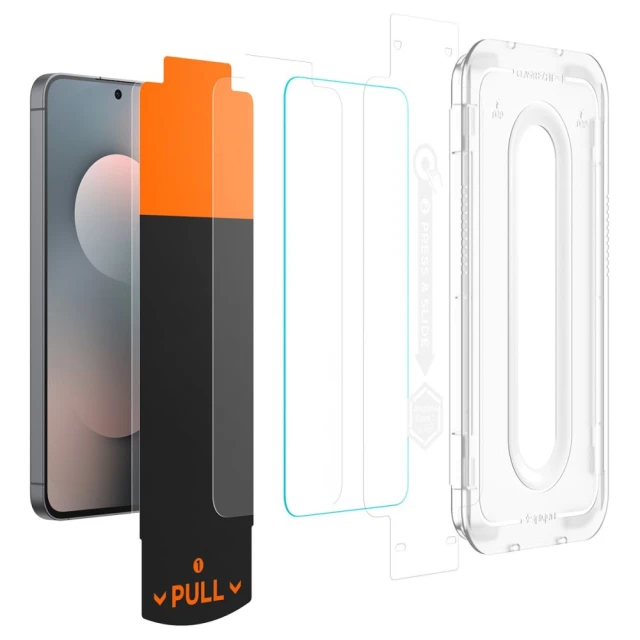 Захисне скло Spigen Glas.TR EZ Fit Pro для Samsung Galaxy S25 FE (S731) Clear (2 pack) (AGL10202)