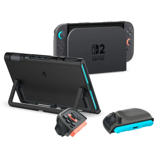 Чехол Spigen Nano Pop для Nintendo Switch 2 Black Sesame (ACS10206)