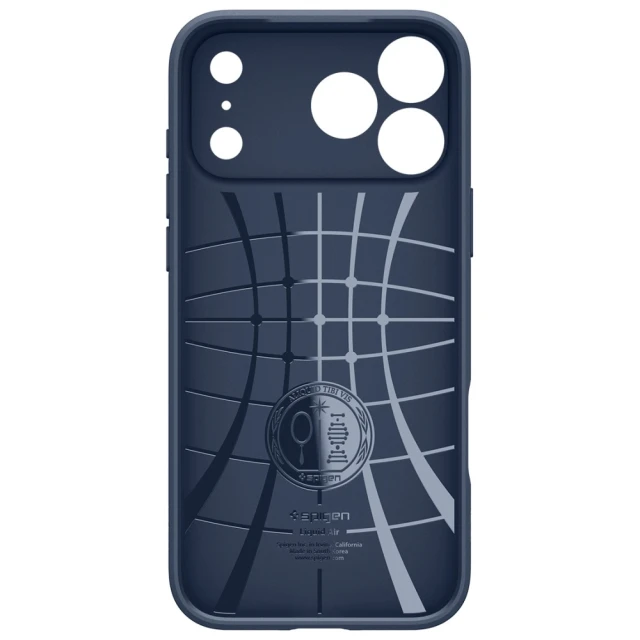 Чохол Spigen Liquid Air для iPhone 17 Pro Max Navy Blue (ACS10266)
