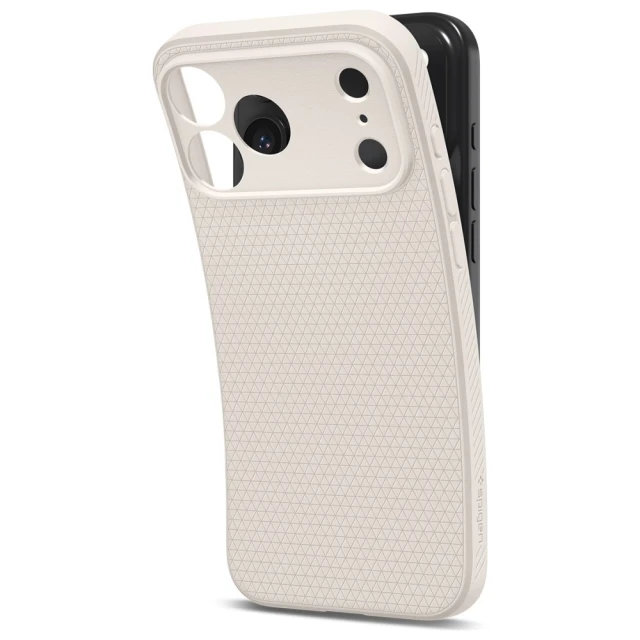 Чохол Spigen Liquid Air для iPhone 17 Pro Max Natural Titanium (ACS10268)