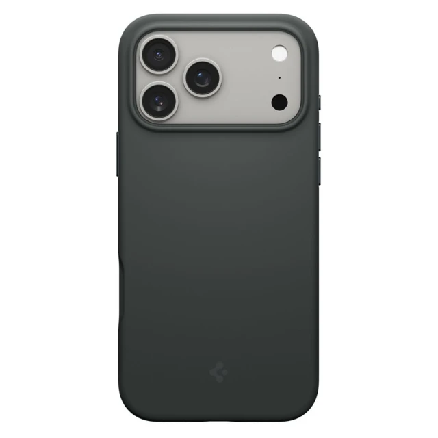 Чехол Spigen Silicone Fit для iPhone 17 Pro Max Green with MagSafe (ACS10271)