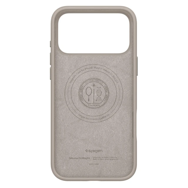 Чохол Spigen Silicone Fit для iPhone 17 Pro Max Gray with MagSafe (ACS10272)