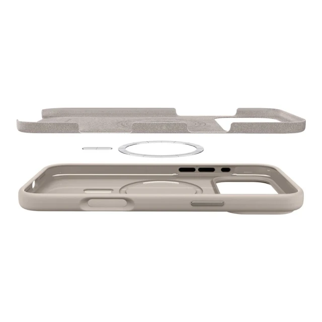 Чохол Spigen Silicone Fit для iPhone 17 Pro Max Gray with MagSafe (ACS10272)