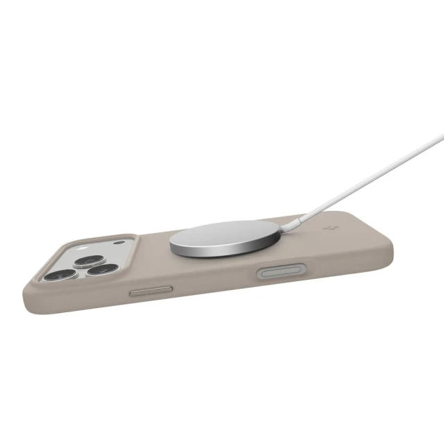 Чохол Spigen Silicone Fit для iPhone 17 Pro Max Gray with MagSafe (ACS10272)