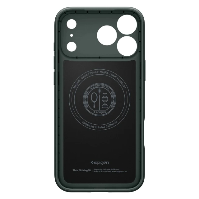 Чохол Spigen Thin Fit для iPhone 17 Pro Max Green with MagSafe (ACS10275)