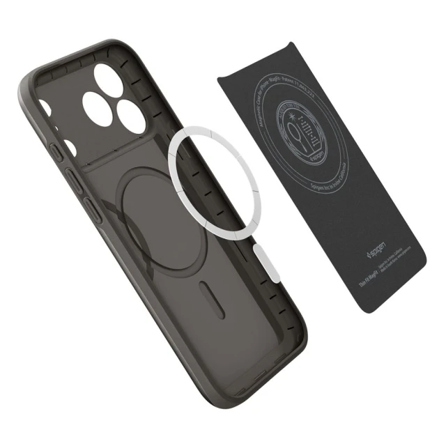 Чохол Spigen Thin Fit для iPhone 17 Pro Max Gray with MagSafe (ACS10276)