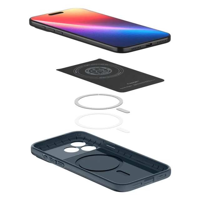 Чохол Spigen Thin Fit для iPhone 17 Pro Max Navy with MagSafe (ACS10277)