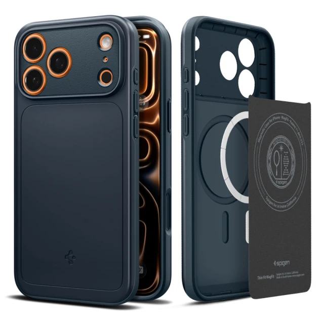 Чохол Spigen Thin Fit для iPhone 17 Pro Max Navy with MagSafe (ACS10277)