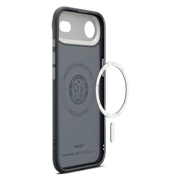 Чохол Spigen Nano Pop для iPhone 17 Air Black with MagSafe (ACS10301)
