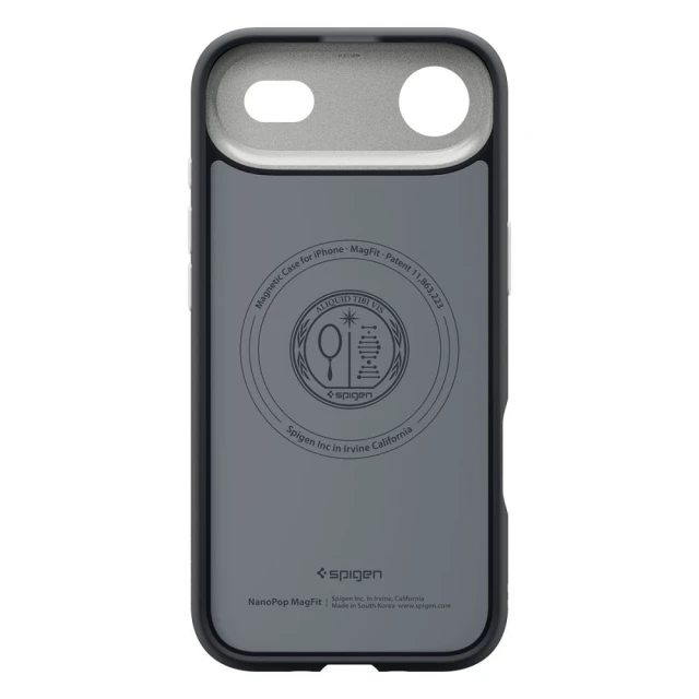 Чохол Spigen Nano Pop для iPhone 17 Air Black with MagSafe (ACS10301)