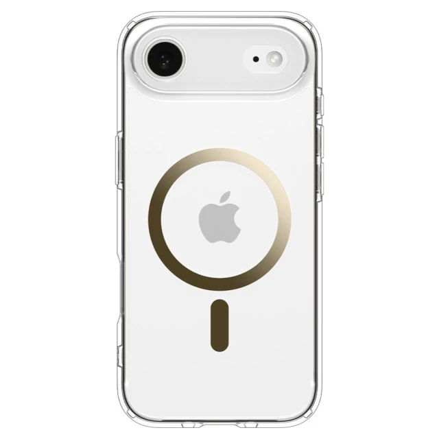 Чохол Spigen Ultra Hybrid для iPhone 17 Air Gold Transparent with MagSafe (ACS10315)
