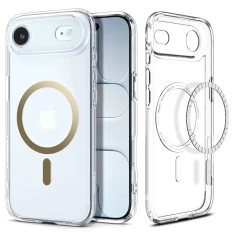 Чехол Spigen Ultra Hybrid для iPhone 17 Air Gold Transparent with MagSafe (ACS10315)