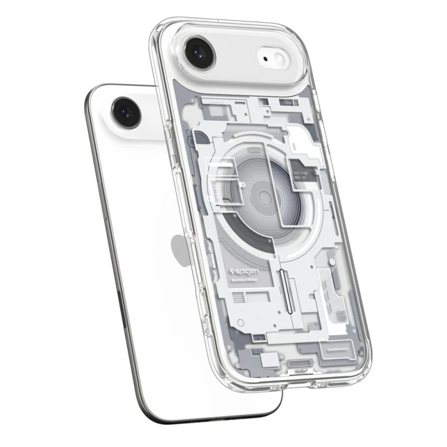 Чохол Spigen Ultra Hybrid для iPhone 17 Air Zero One White with MagSafe (ACS10318)