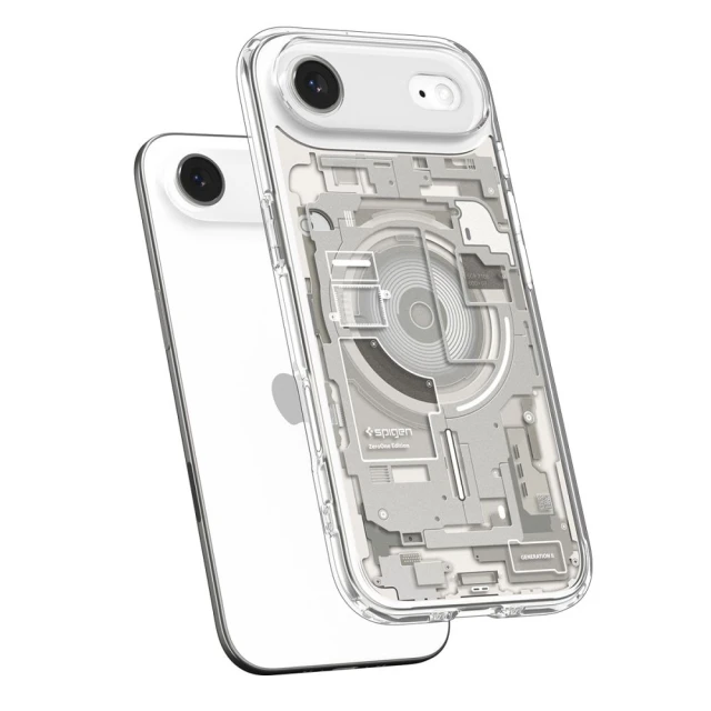 Чохол Spigen Ultra Hybrid для iPhone 17 Air Zero One Titanium with MagSafe (ACS10319)