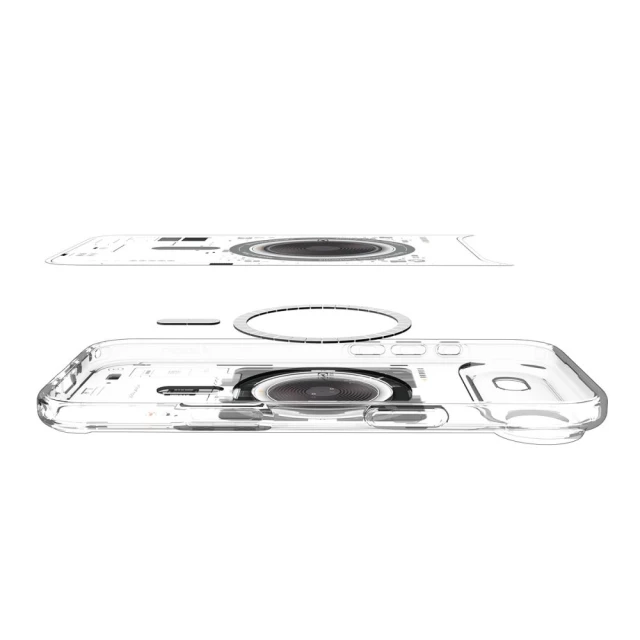 Чохол Spigen Ultra Hybrid для iPhone 17 Air Neo One Clear with MagSafe (ACS10321)