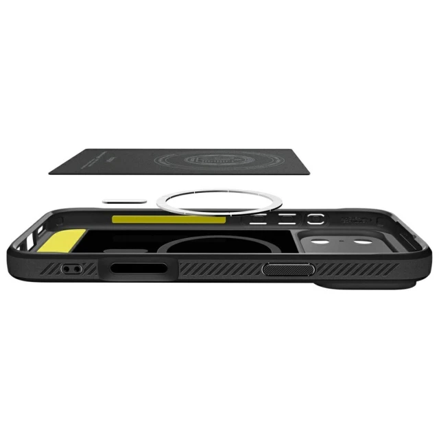 Чохол Spigen Rugged Armor для iPhone 17 Pro Matte Black with MagSafe (ACS10329)
