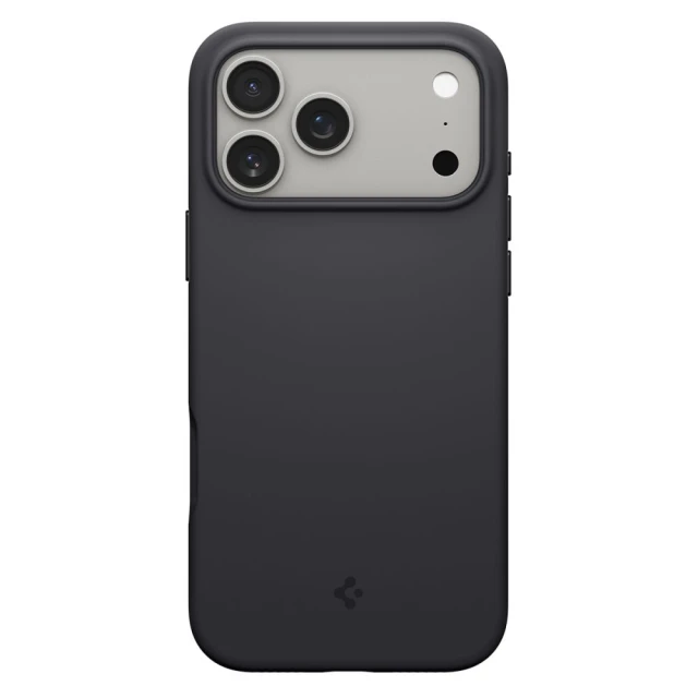 Чохол Spigen Silicone Fit для iPhone 17 Pro Black with MagSafe (ACS10335)