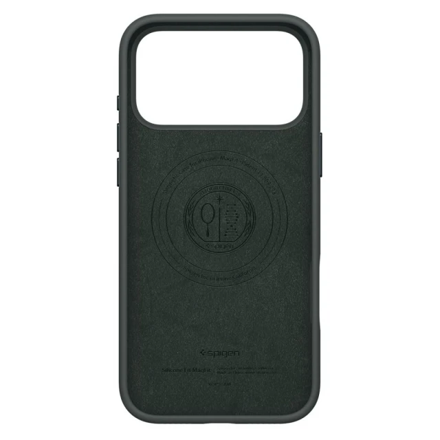 Чохол Spigen Silicone Fit для iPhone 17 Pro Green with MagSafe (ACS10336)