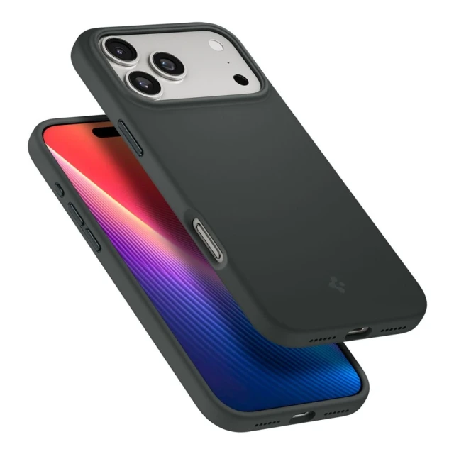 Чохол Spigen Silicone Fit для iPhone 17 Pro Green with MagSafe (ACS10336)