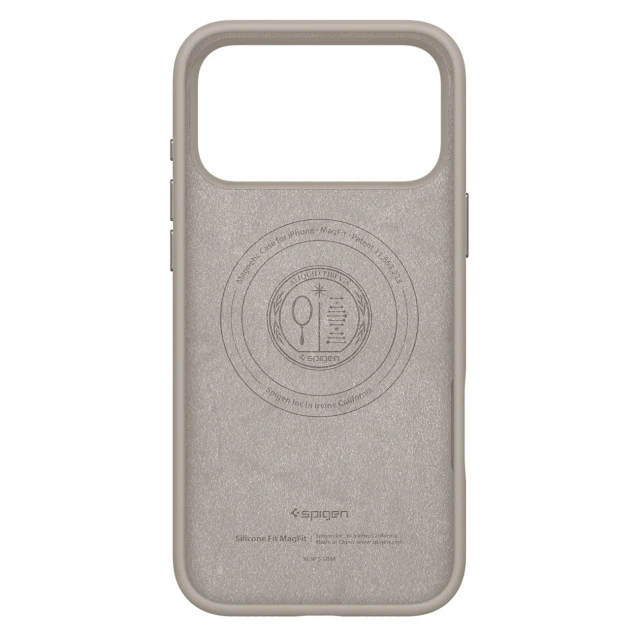 Чохол Spigen Silicone Fit для iPhone 17 Pro Gray with MagSafe (ACS10337)