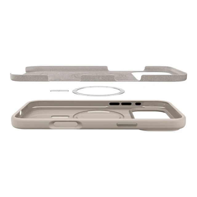 Чохол Spigen Silicone Fit для iPhone 17 Pro Gray with MagSafe (ACS10337)