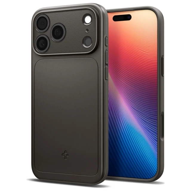 Чохол Spigen Thin Fit для iPhone 17 Pro Gunmetal with MagSafe (ACS10341)