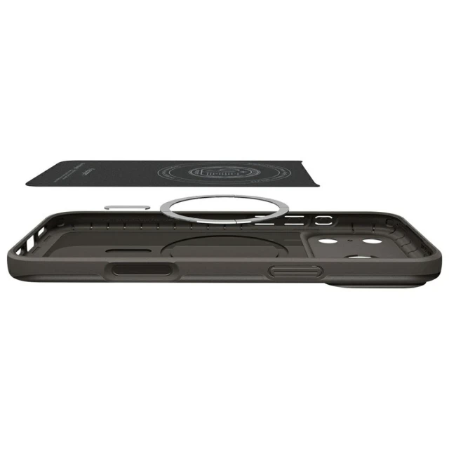 Чохол Spigen Thin Fit для iPhone 17 Pro Gunmetal with MagSafe (ACS10341)