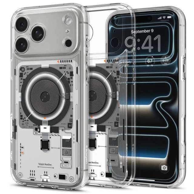 Чохол Spigen Ultra Hybrid для iPhone 17 Pro Neo One Clear with MagSafe (ACS10354)
