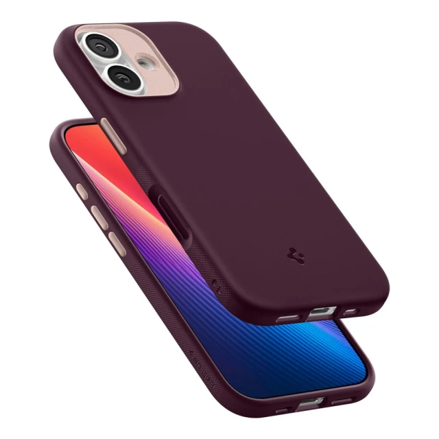 Чохол Spigen Nano Pop для iPhone 17 Burgundy Bean with MagSafe (ACS10365)