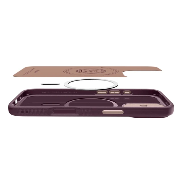 Чохол Spigen Nano Pop для iPhone 17 Burgundy Bean with MagSafe (ACS10365)