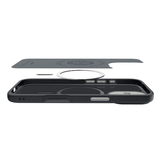 Чохол Spigen Nano Pop для iPhone 17 Black with MagSafe (ACS10366)
